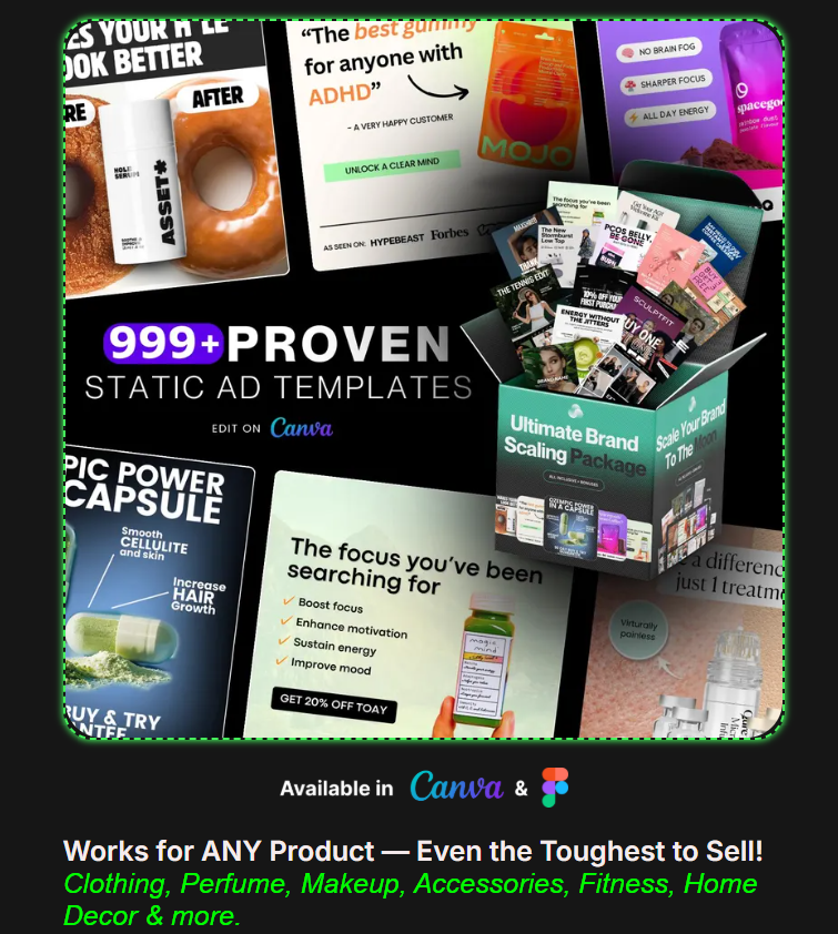 200+ Shopify Custom Liquid Codes + Scroll Stopping High-CTR Meta Ad Creatives
